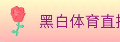 黑白体育直播 logo